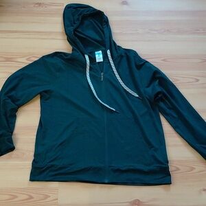 Dark Green  Members Mark Zip Up Hoodie. Matching joggers listed separately.